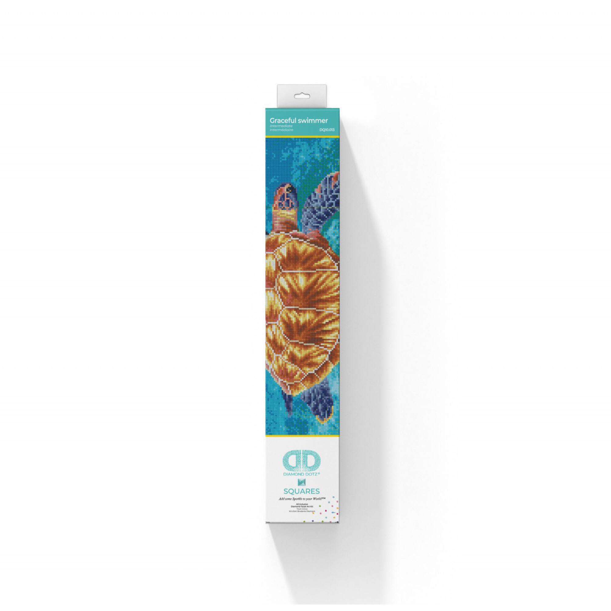 Diamond Dotz® Intermediate Graceful Swimmer Diamond Painting Kit